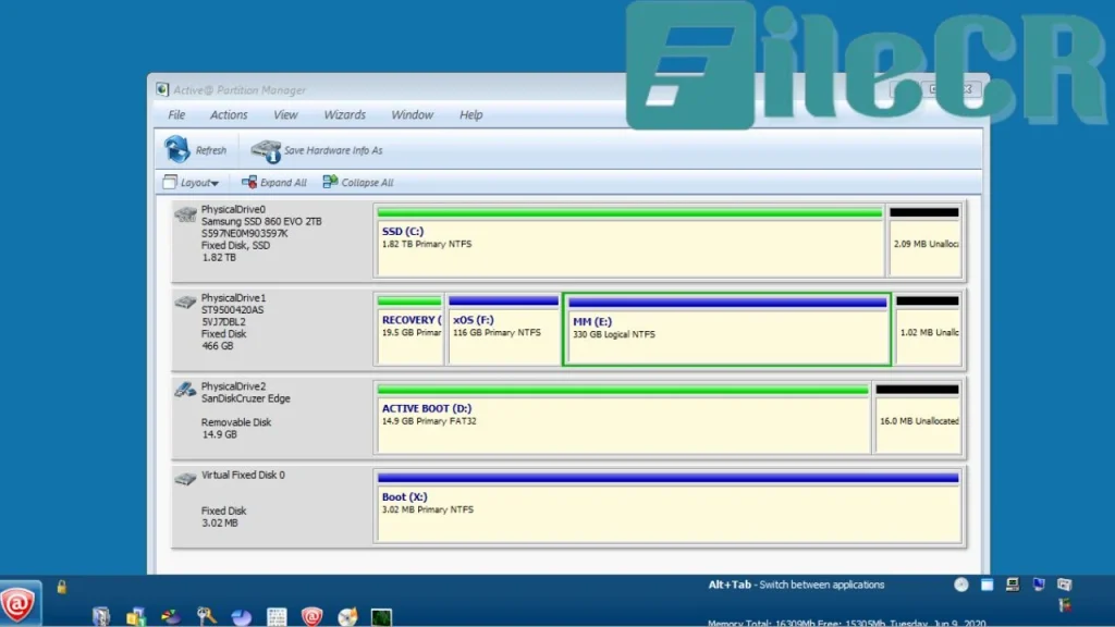 Active Boot Disk