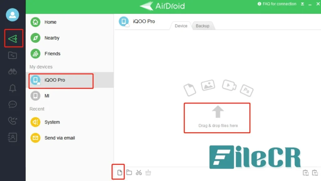  AirDroid File Transfer Manage