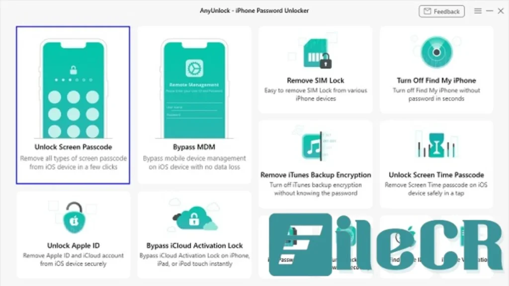 AnyUnlock - iPhone Password Unlocker