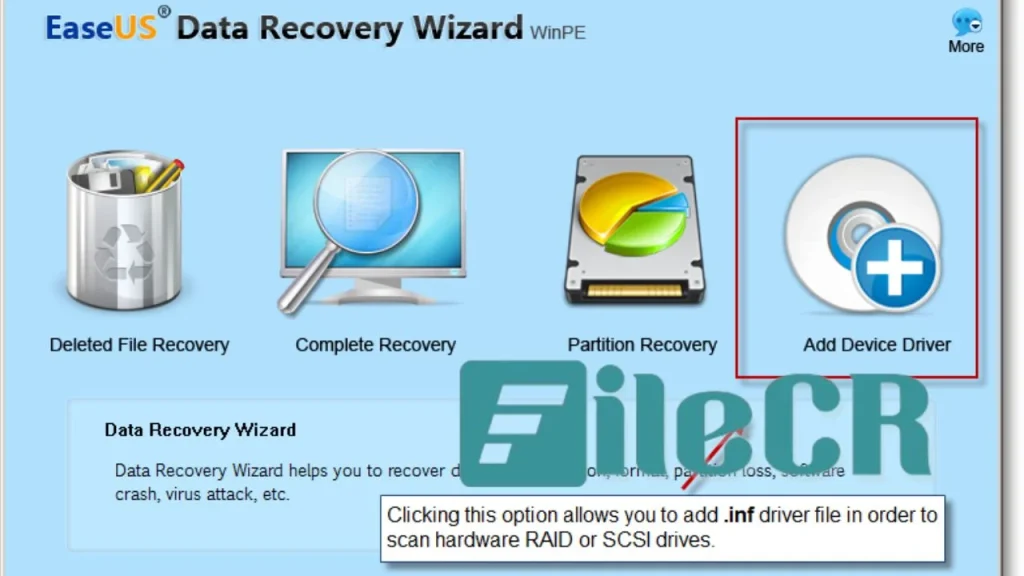 EaseUS Data Recovery Wizard WinPE