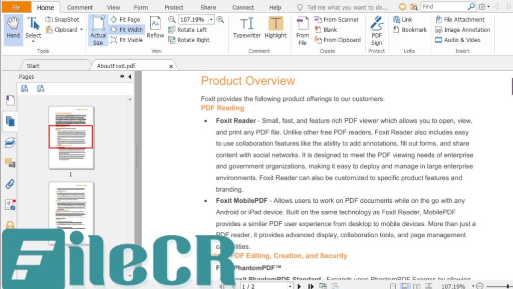 Foxit PDF Editor 