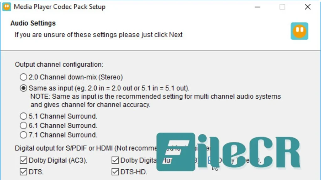 Media Player Codec Pack Plus