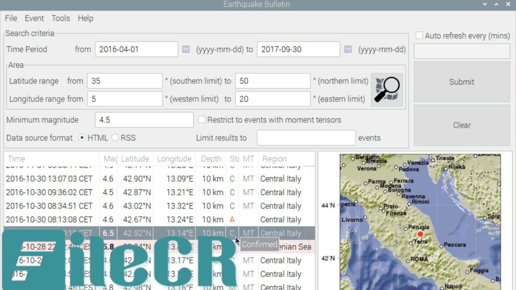 Earthquake Bulletin 