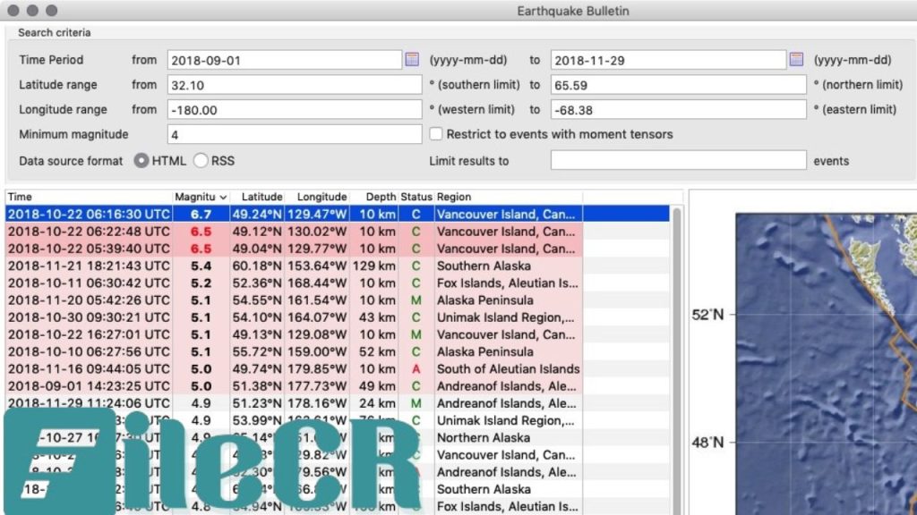 Earthquake Bulletin 