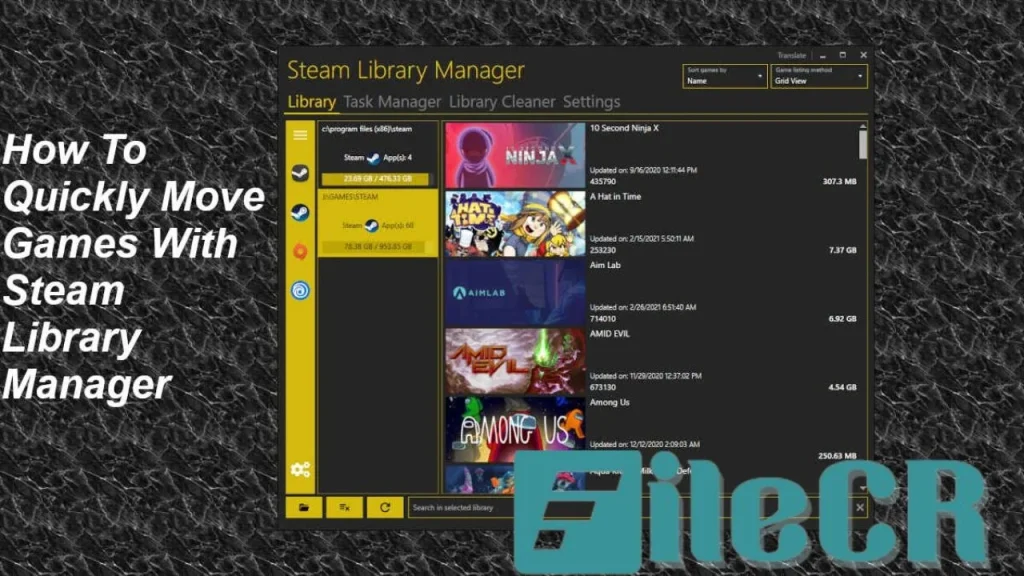 Steam Library Manager