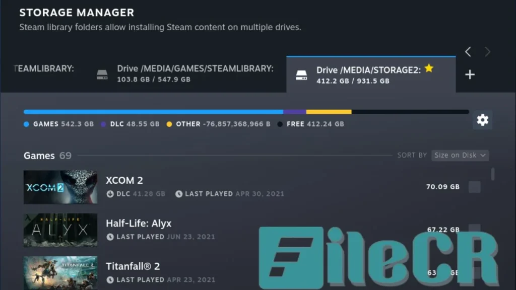 Steam Library Manager