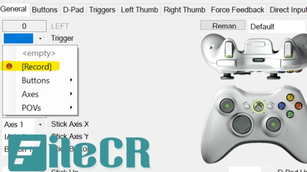 TocaEdit Xbox 360 Controller Emulator