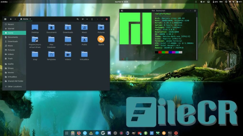 manjaro gnome 