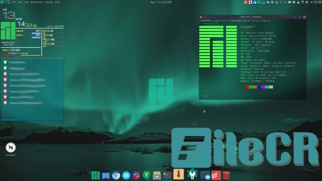 manjaro kde 